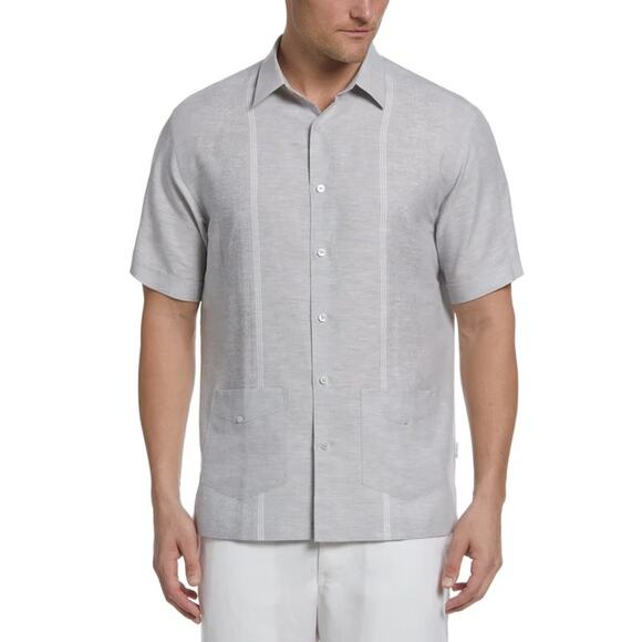 Cubavera Other - Cubavera Linen Blend Yarn Dye Panel Guayabera Shirt Big & Tall Size 3X $100